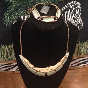 Vintage TRIFARI enameled necklace/bracelet set.